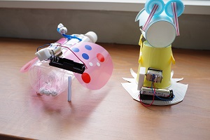 廃材モーターロボット2